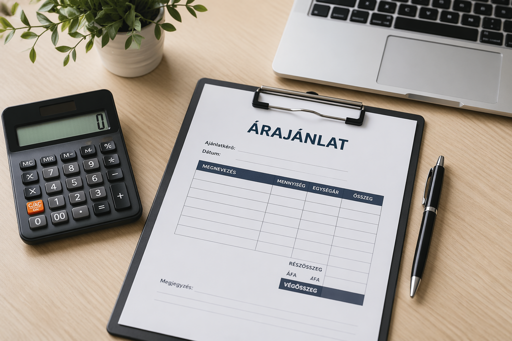 Ingyenes árajánlatkérés